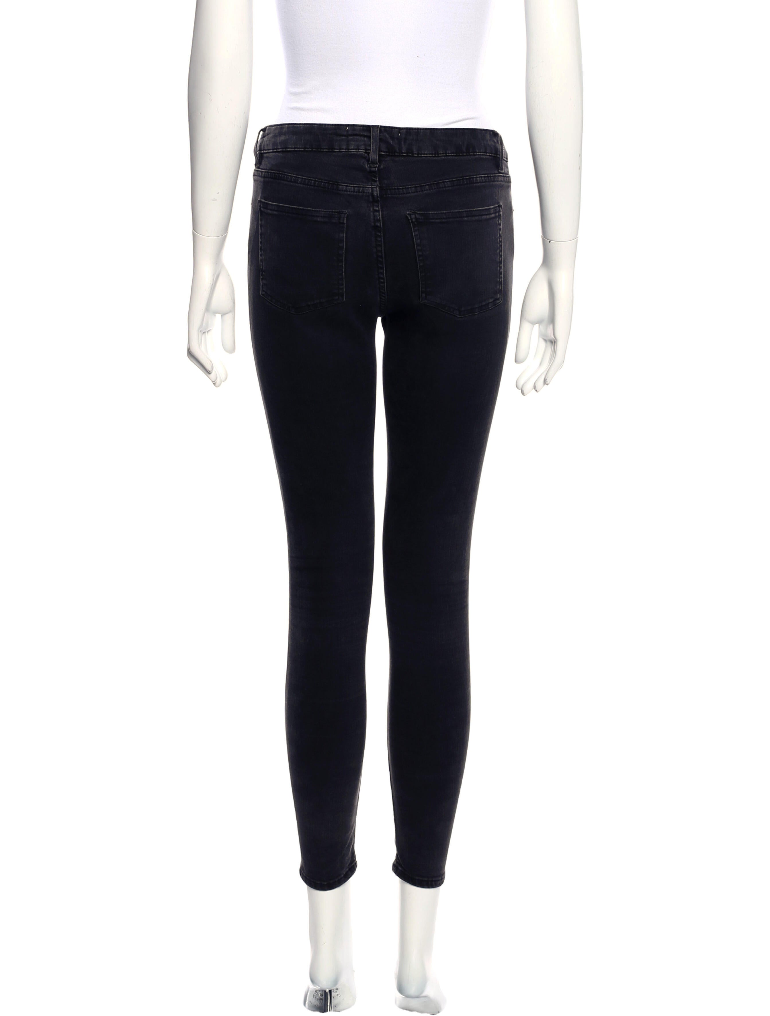 Acne Studios Mid-Rise Skinny Leg Jeans